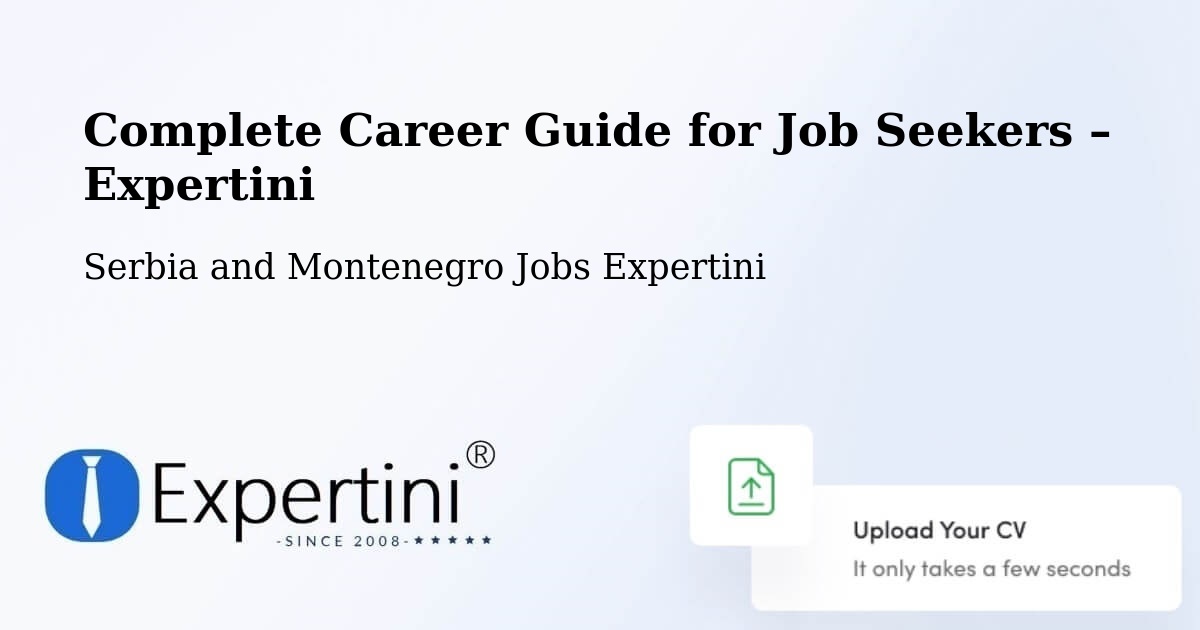 Career Guide for Job Seekers – Kamloops - Kamloops, Serbia and Montenegro Jobs Expertini